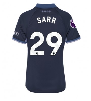 Tottenham Hotspur Pape Matar Sarr #29 Segunda Equipación Mujer 2023-24 Manga Corta